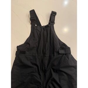 Columbia Kids Black Insulated Snow Bib Overalls Pants Ski Snowboard Size M